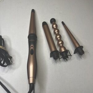 4 in 1 Curling Iron, Curling Wand Set with Thermal Brush Bestope Tested And Work